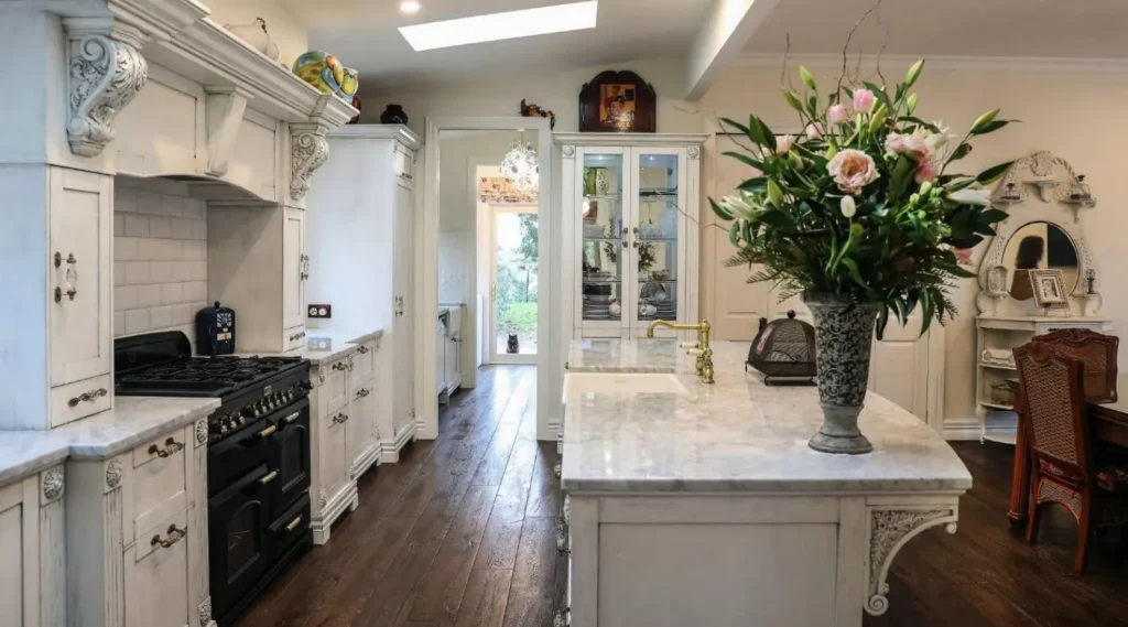 Country style kitchen in the Wakapuaka colonial home